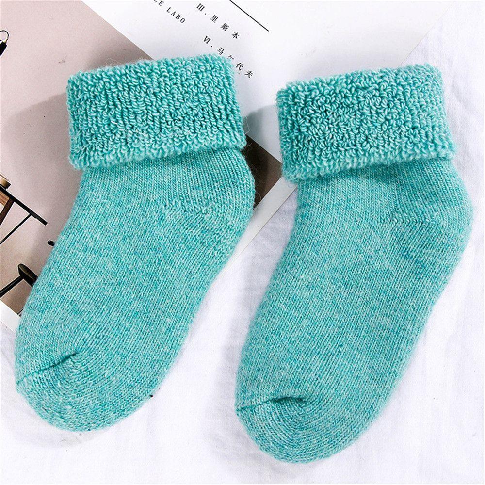 Winter Comfortable Soft Thick Warm Snow Floor Socks Childen Baby Stocking Kids Woolen Socks