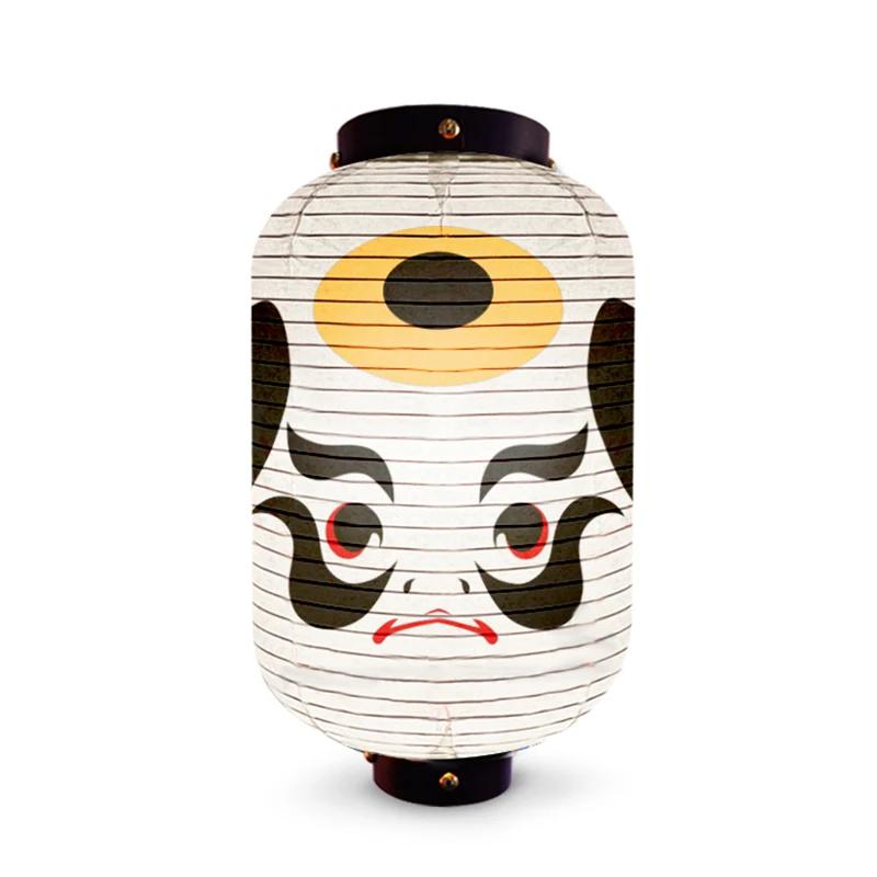 Waterproof Japanese Style Hanging Lantern Sashimi Sushi Pub Bistro Restaurant Izakaya Lantern Party Decor Grimace Lantern
