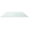 Vidaxl Blat Stołu, Biały, 120X65 Cm, 8 Mm, Szkło Z Teksturą Marmuru