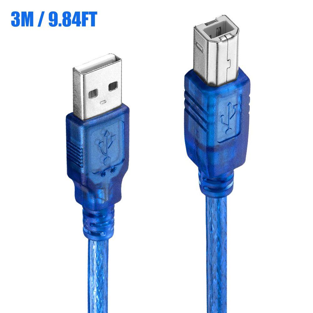 Epson Printer Super Speed USB 2.0 Printer Cable Sync Data Cord Type A Male To B Male Scanner Wire