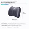 WET1 Car Seat Headrest Neck Memory Neck Rest Pillow Lumbar Support For Volkswagen VW Scirocco Passat Polo B5 B6 B7 CC Tiguan Sharan