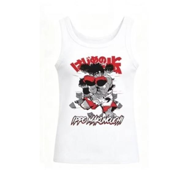 Tank Top Takamura Ippo Skull Skeleton Cartoon Anime Boxing Muay Thai Kickboxing MMA Print 3D Training Women Gym Workout Sport Sleeveless Fitness
