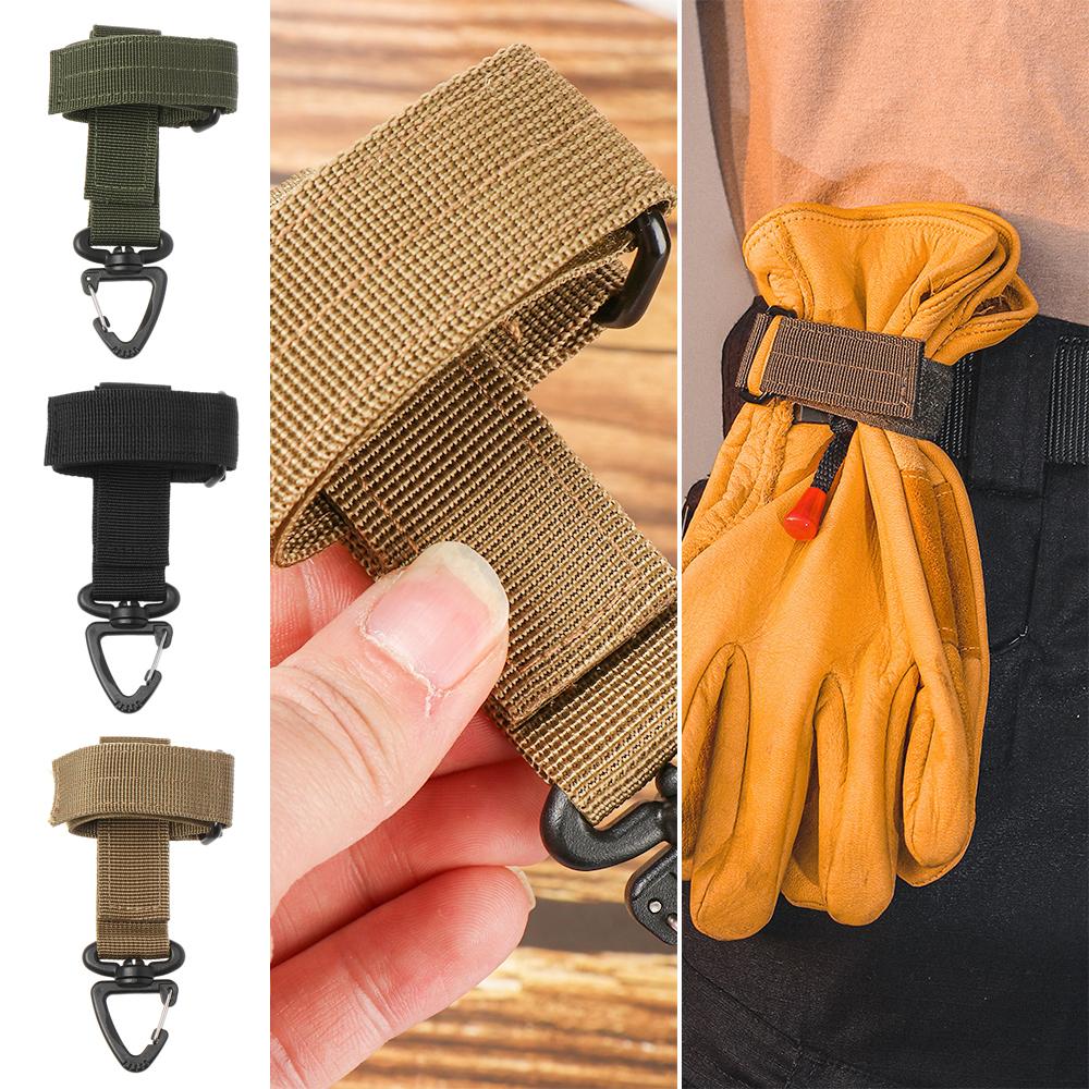 Outdoor Nylon Safety Hanging Buckle Climbing Rope Storage Glove Hook