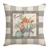 Thanksgiving Pillow New Pumpkin Farm Car Maple Leaf Gray Festival Party Decoration Sofa Pillow Cover