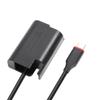 Кабель-адаптер питания Type-C к DMW-BLK22/DMW-DCC17 с фиктивным аккумулятором для камеры DMC-GH3 GH4 GH5 GH5S GH6-G9