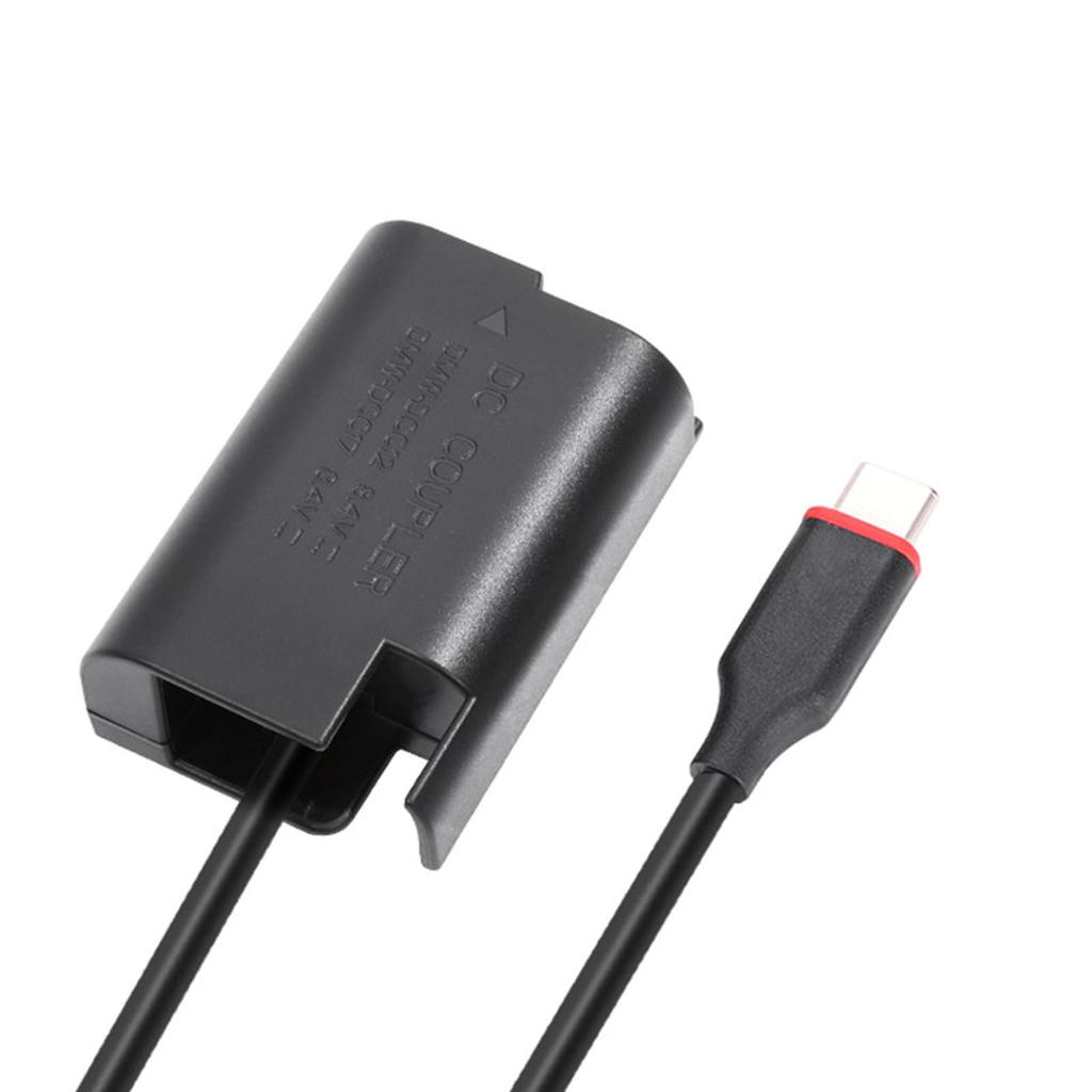 Кабель-адаптер питания Type-C к DMW-BLK22/DMW-DCC17 с фиктивным аккумулятором для камеры DMC-GH3 GH4 GH5 GH5S GH6-G9