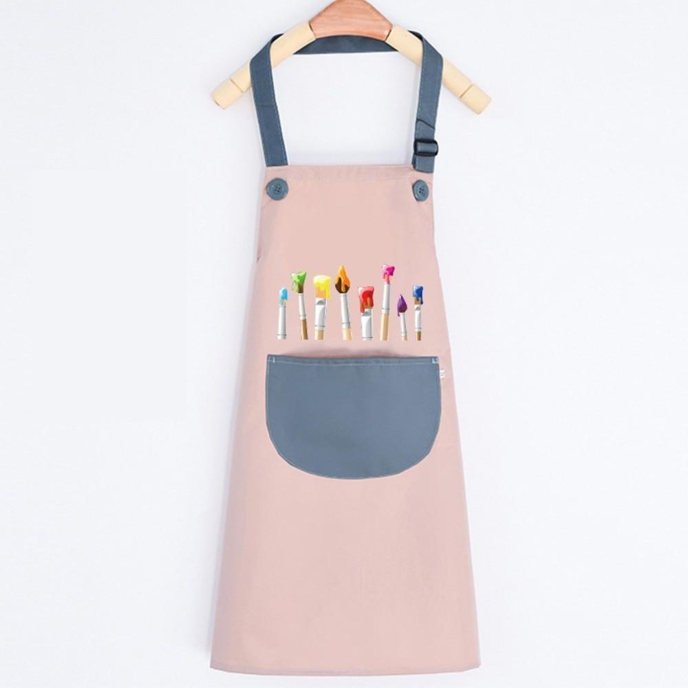 Водонепроницаемый фартук для рисования без рукавов, фартук для готовки, высококачественный фартук, детский