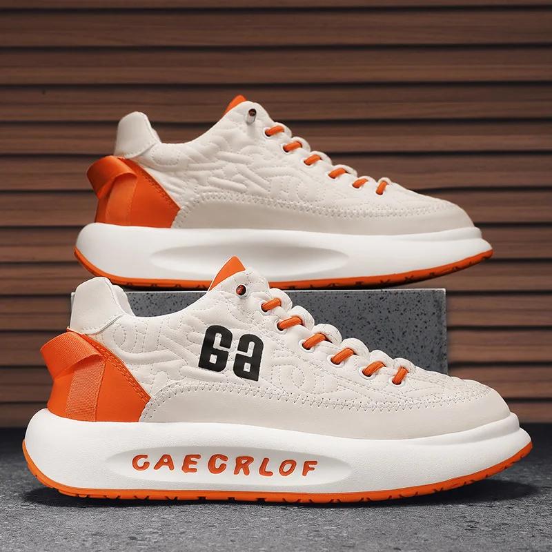 Fashion Men Vulcanized Sneakers Shoes Tennis Sports PU Slip-On Mix Color Winter Fur Skateboarding Walking Shoes Casual Shoe For Male2024