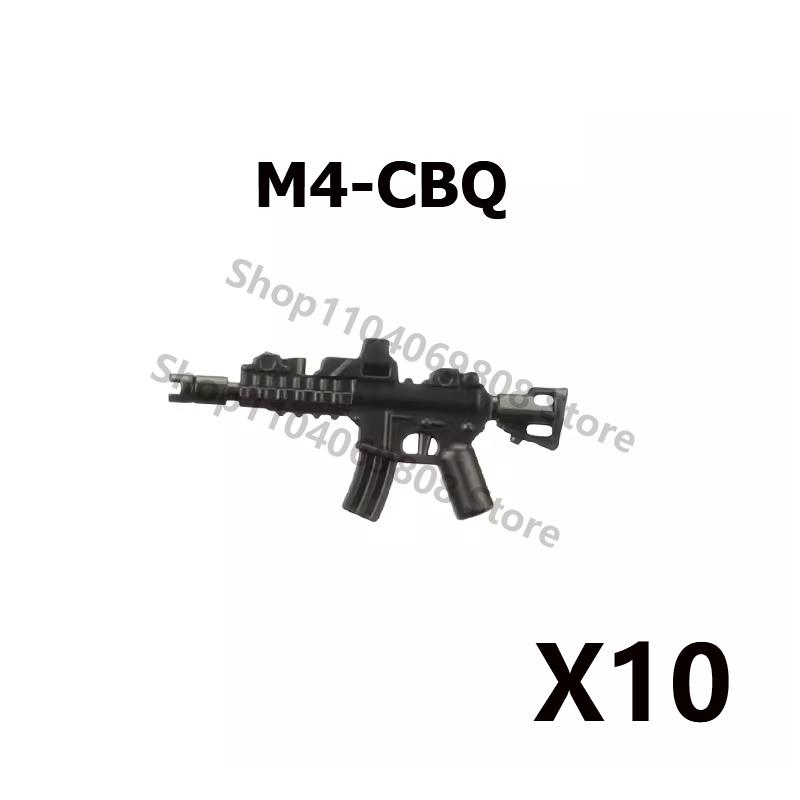 MOC Военный Пистолет Оружие Строительные Блоки Солдат Винтовка M16 M4 Автомат Шлем с Печатью США Берет Жилет Ремень Тактическая Шляпа Кирпич