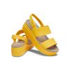 Crocs Бруклинские сандалии на платформе Женские сандалии Желтые 206453-70U