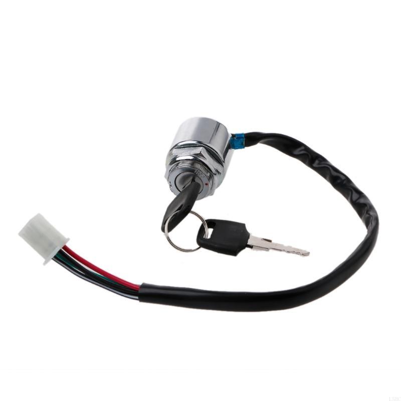 L5BC ATV Motorcycle Dual Sport Dirt Quad 4 Wires Ignition for Key Button