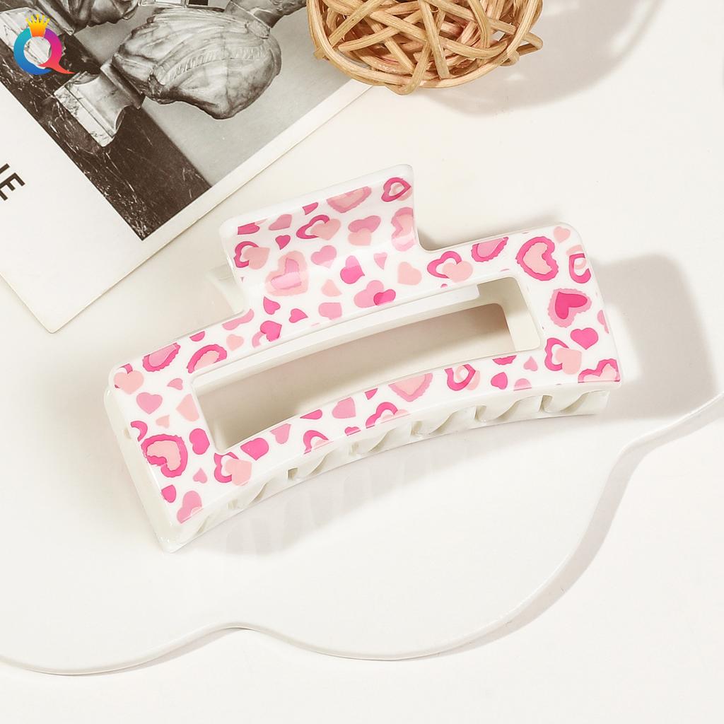 Printed Hair Clip Shark Clip Leopard Clip Large Summer Clip Hair Accessories