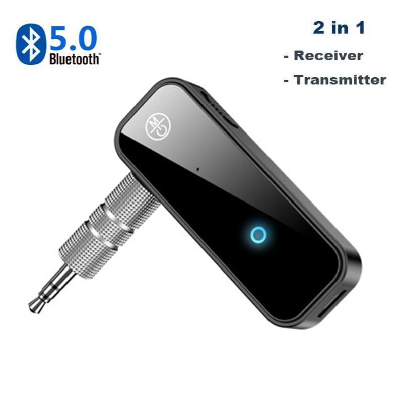 Bluetooth 5.0 Receiver Transmitter Adapter 3.5mm Jack For Car Music Audio Aux A2dp Headphone Reciever Handsfree