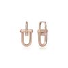 DIDIER DUBOT Dual DD Silver Earrings JDREP3S40ZC