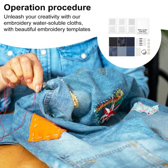 Переводные рисунки для вышивки. Набор трафаретов для перевода рисунков. Набор трафаретов для вышивки «Сашико».