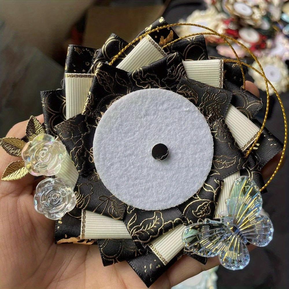 Kawaii Badge Holder Cute Creative Lacework Badge Decoration Girls Plush Badge Tray