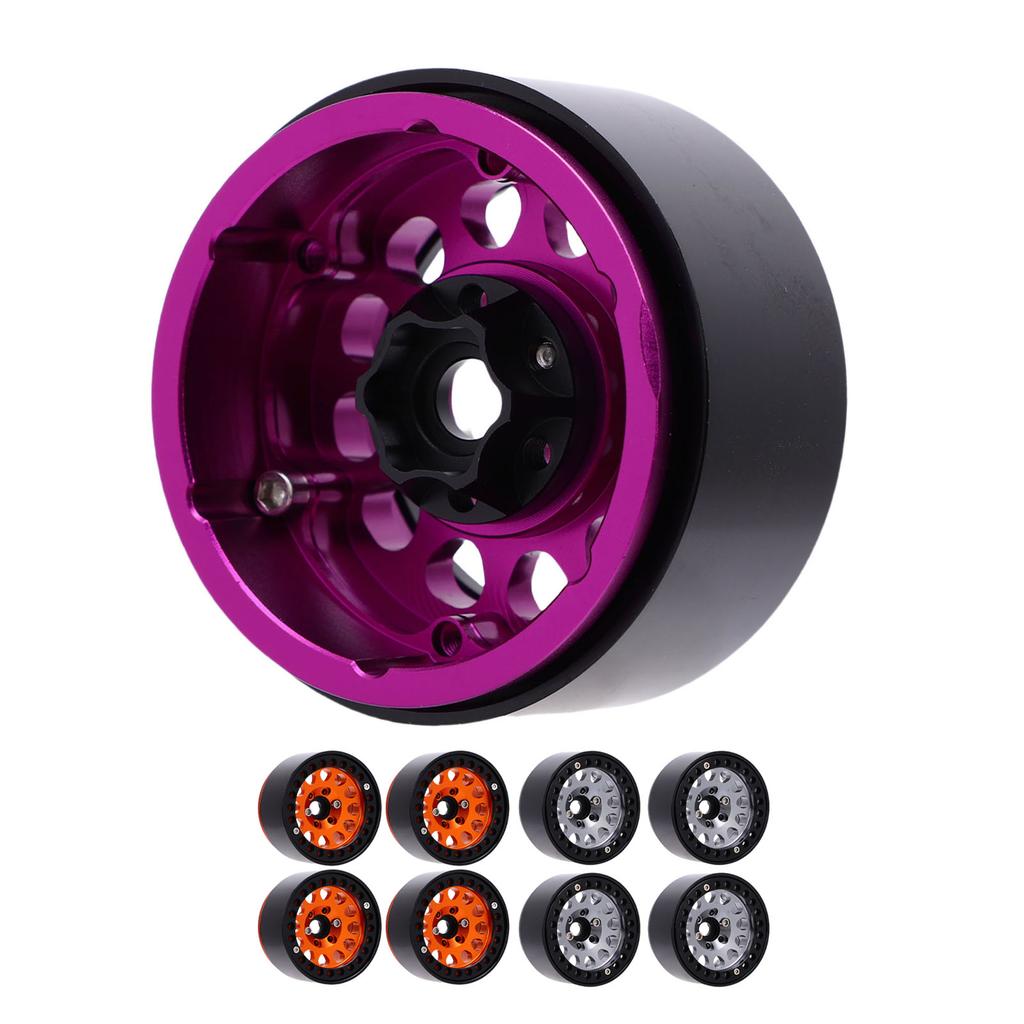 4pcs 1.9 Inch RC Wheel Hub RC Accessories Aluminum Alloy Wheel Hub for 1/10 RC Crawler Car