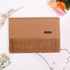 Autumn and Winter Female Scarf Cashmere Women Solid Color Long Tassel Lady Wraps Shawls