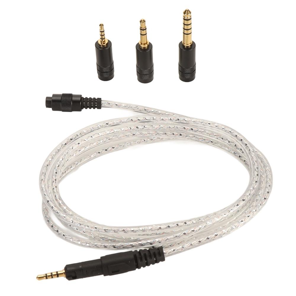 2.5mm to 2.5/3.5/4.4mm Plugs 3 in 1 Headphone Cable for ATH M70X ATH M60X ATH M50X ATH M40X