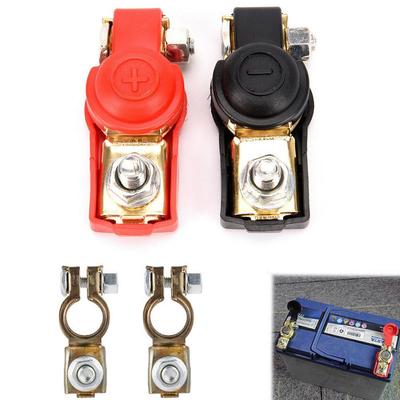 Универсальный 2 шт. клемма аккумулятора автомобиля положительный отрицательный быстросъемный разъем для авто лодки и мотоцикла - зажим для патрона 12 В 24 В