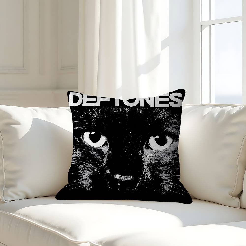 Deftones Музыкальная наволочка Чехол для диванной подушки Украшение комнаты дома Детский подарок