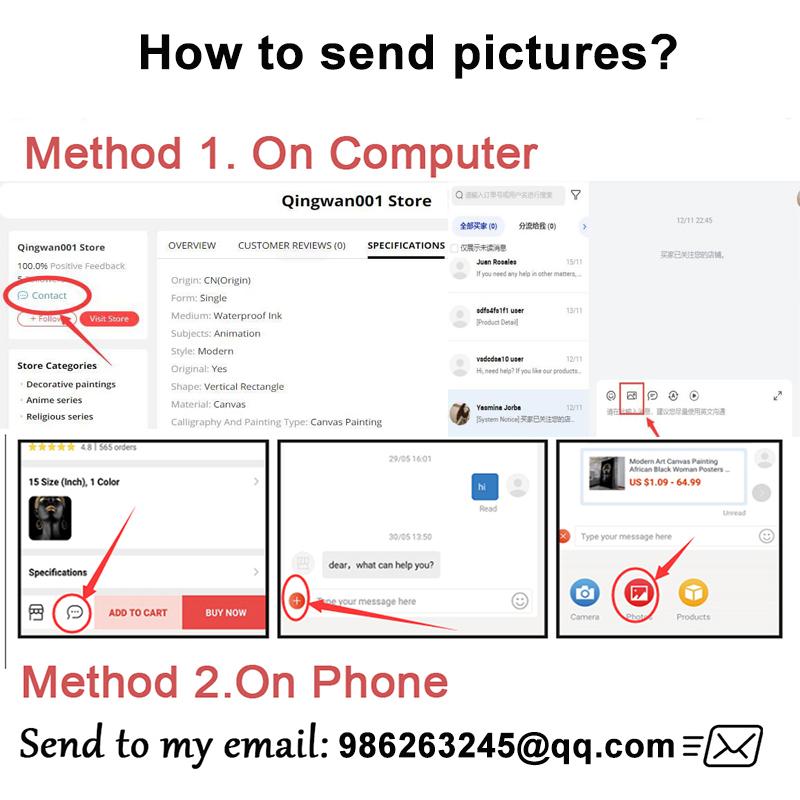 Custom Print Canvas Painting By Your Photo Canvas Poster Personal Gift Customize Figure Animal Pets Pictures Home Decor Prints