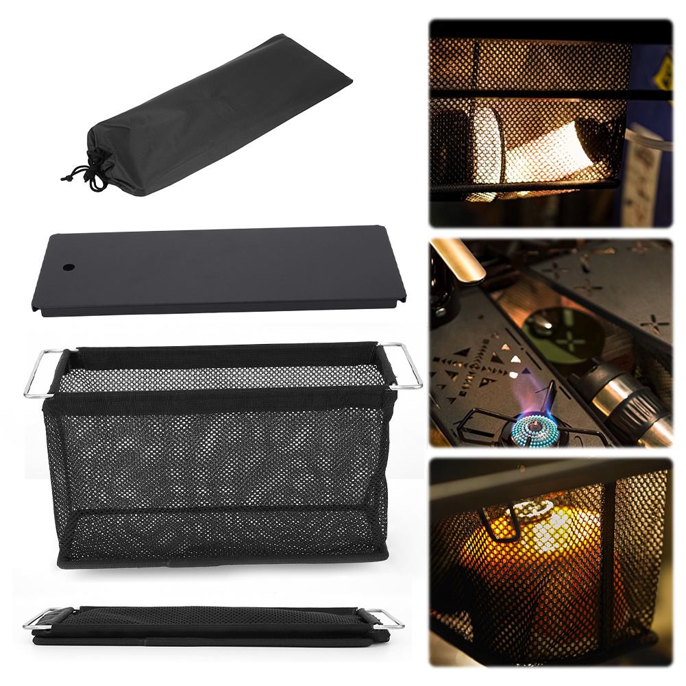 2 шт. Блок IGT Складная корзина Сетчатая корзина для слива Портативная корзина для хранения Сетчатая защита Складная корзина для аксессуара для уличного стола IGT