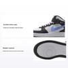 Air Force 1 Easy On Удобные Мягкие Нескользящие Прочные Кроссовки Мид Топ для Детей Детские Кроссовки Черные Белые Синие FN1193-600