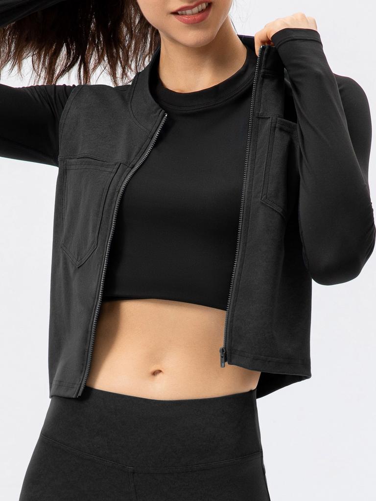 Женский спортивный жилет на молнии, повседневные жилеты без рукавов