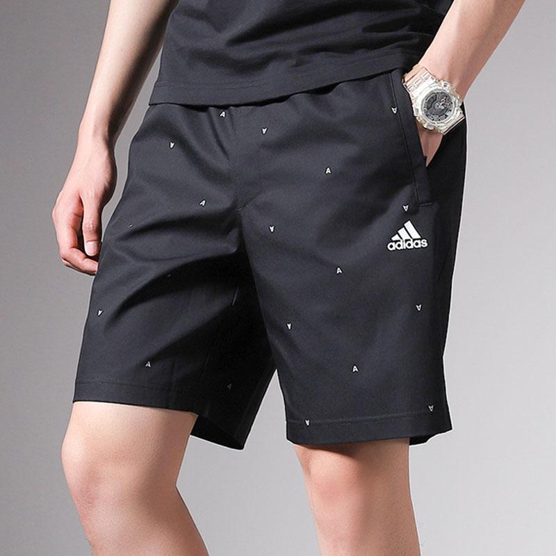 adidas Повседневные спортивные шорты Dots Woven Breathable Shorts Men Shorts Black EK4724