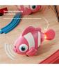 Electric Simulation Fish Automatic Sensing Dodge Clownfish Swinging Moving Educational Animal Learning to Climb and Chase Toy