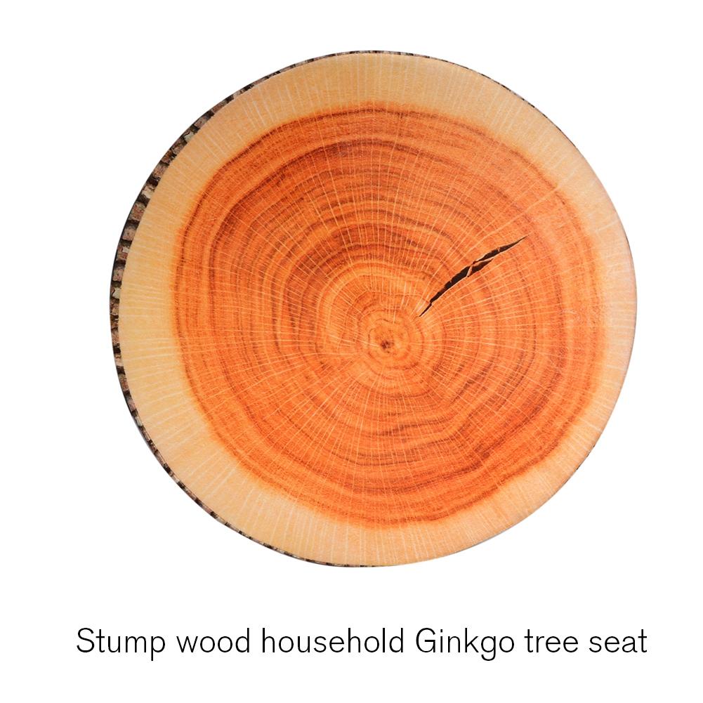 Мягкая офисная круглая деревянная подушка плюшевая подушка для сиденья стула ягодицы пень дерева подушка