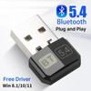 USB Bluetooth 5.4 Dongle адаптер музыкальный аудио приемник передатчик для ПК динамик беспроводная мышь клавиатура диск бесплатно