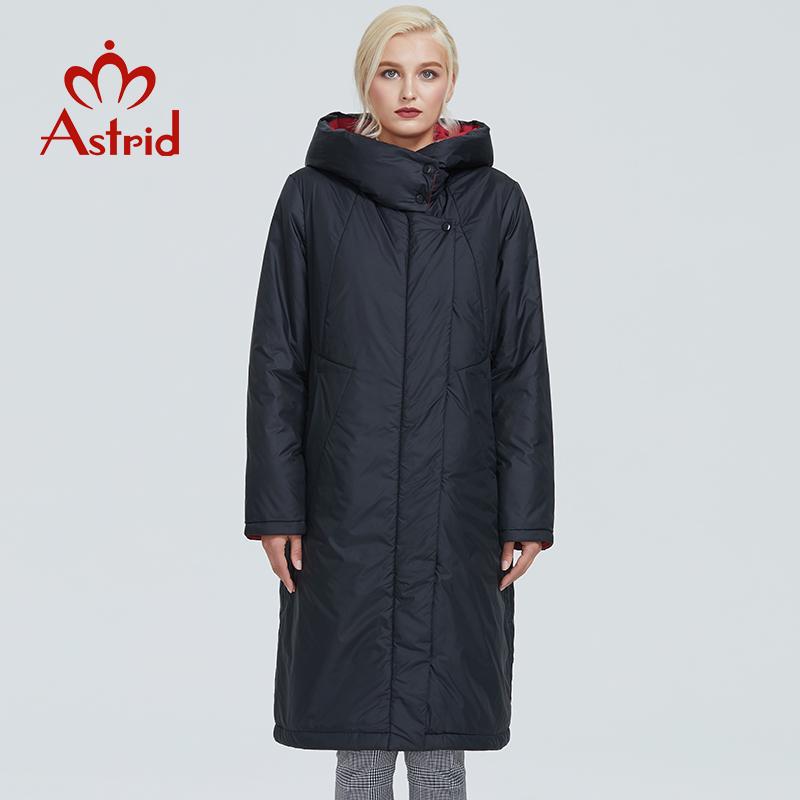 Astrid Тёплое ветрозащитное пальто с капюшоном больших размеров