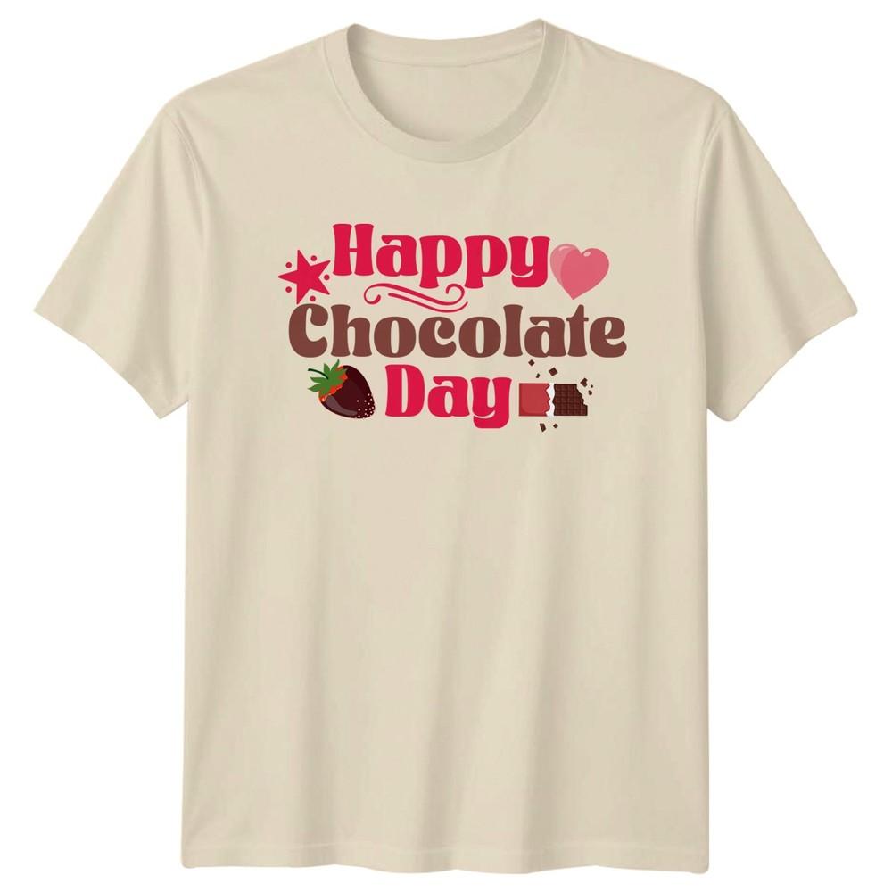 Happy Chocolate Day Unisexs TShirt Unisexs Tee Graphic Unisex Top