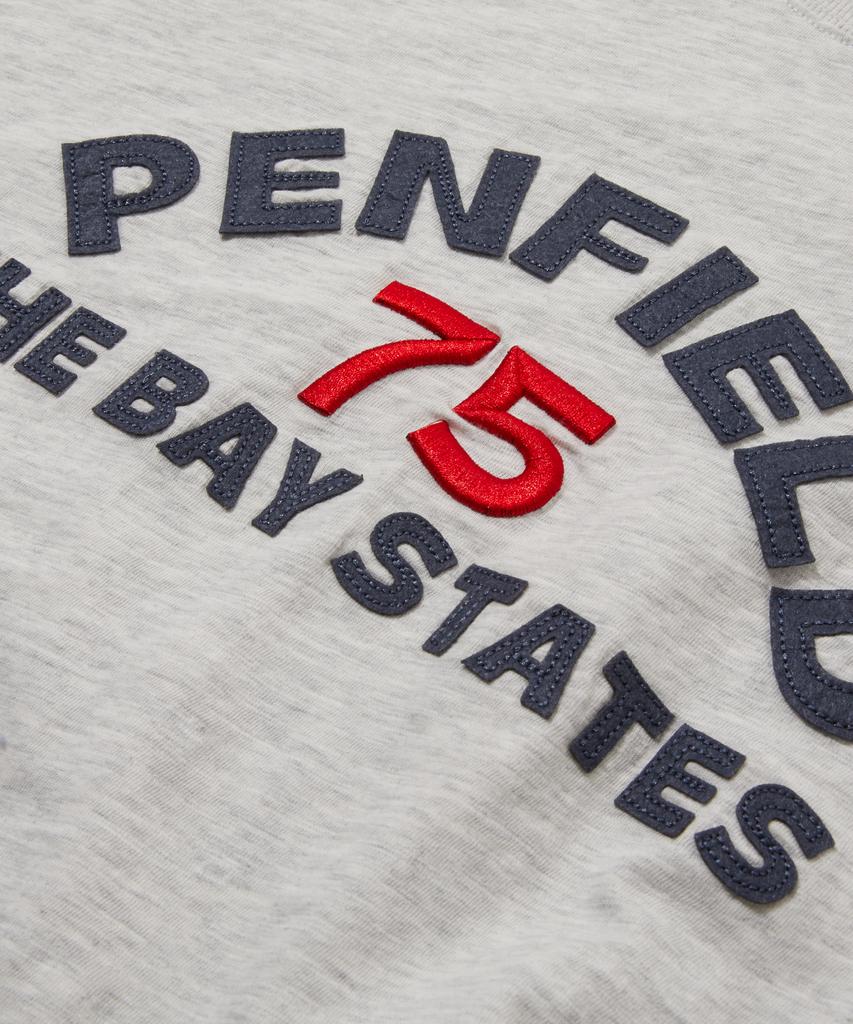 PENFIELD Baystate Футболка с аппликацией Серо-меланжевый_Fs2Kt77U