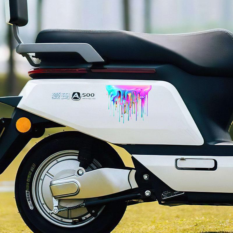 Color Paint Car Stickers Auto Body Scratch Coverage Film Creative Modification Reflective Sticker Motorcycle Car Decoration