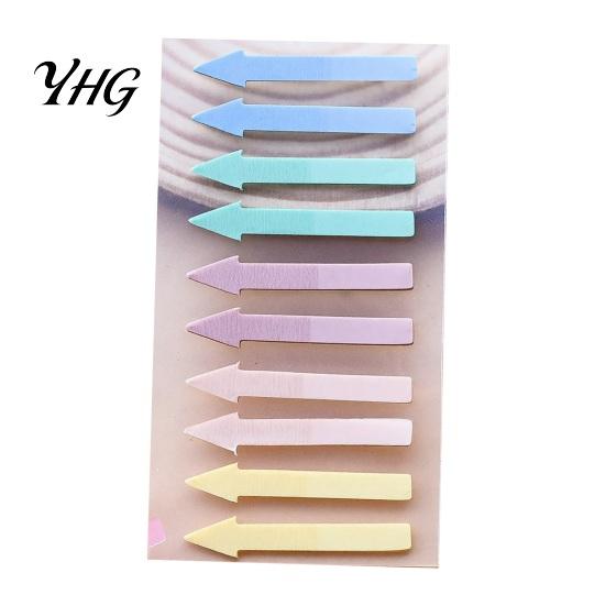 Study Supplies for School Arrow Index Tab Stickers, Translucent PET Page Markers, Student Note Organization Colorful Sticky Flags Organizing Book And