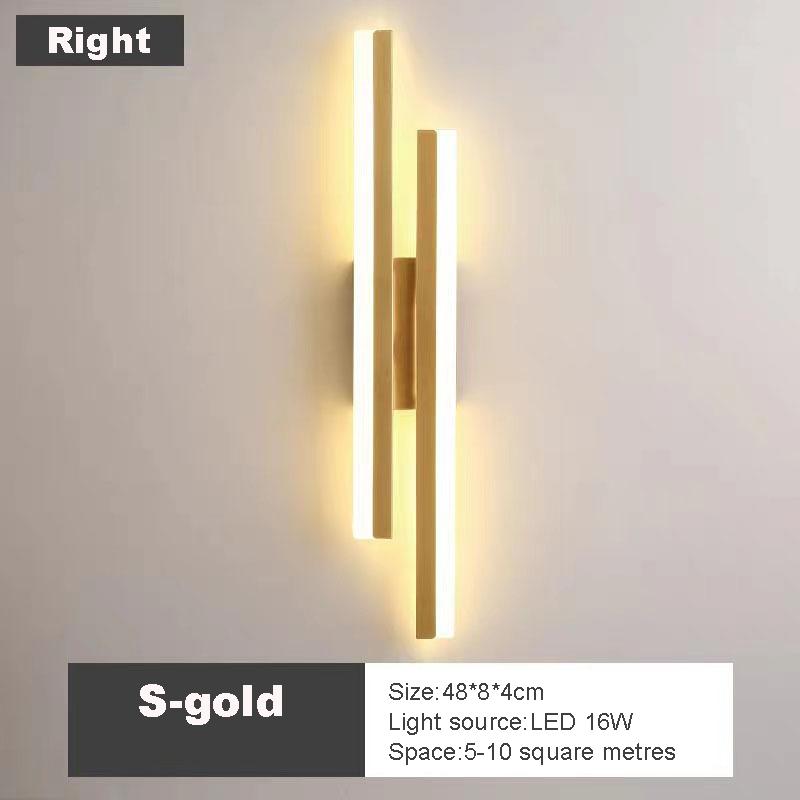 Светодиодный настенный светильник Wire Modern Minimalist Wall Lamp Iron Acrylic Спальня Гостиная Коридор Лестница Бра Скандинавский стиль