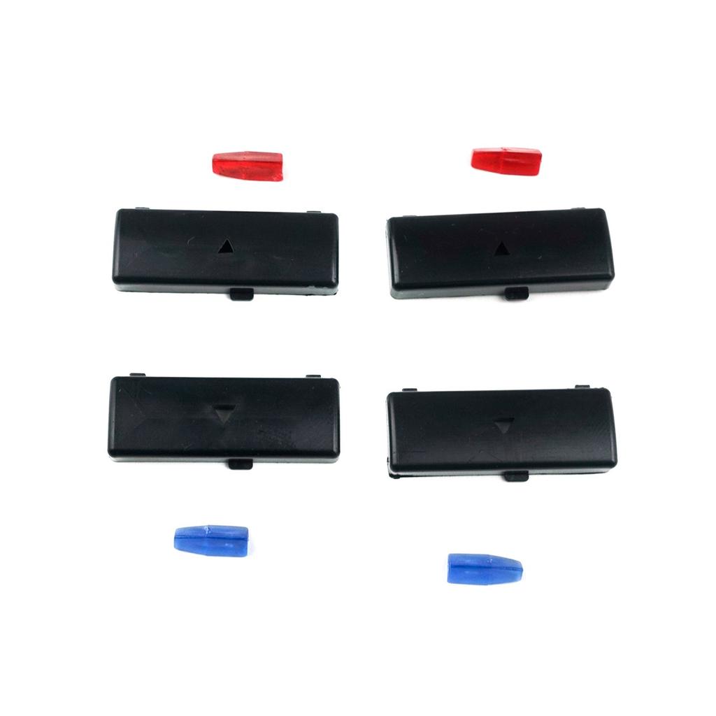 BDP88-13 4 Pcs Air Conditioner Climate Control Panel Up Down Button Cover Set for BMW X5 E53 2000-2006 E39 1996-2003 64116915812