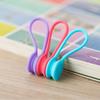 5PCS Magnetic Fabric Huggers Silicone Cable Ties Magnetic Clips Set Fabric Clips Set  Crafting Gifts