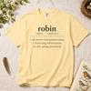 Robin Definition Shirt, Bird Watching Gift for Birders, Funny Robin Lover Tee, Comfort Colors 1717
