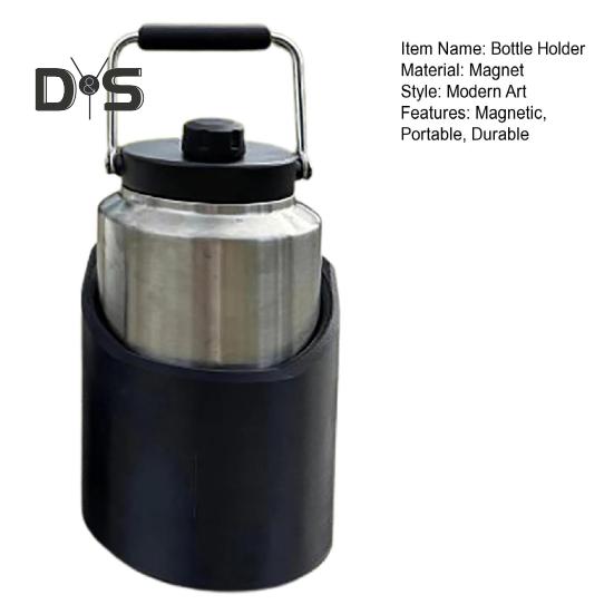 Магнитный держатель для бутылок, напечатанный на 3D-принтере, держатель для галлонов на 46, 50, 64 унции, переносная стойка для хранения бутылок с водой для гольф-кара, трактора, автобуса, газонокосилки