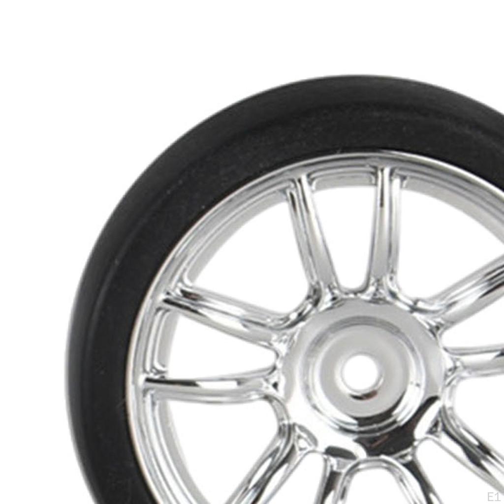 4 шт. RC автомобильные шины для дрифта, сменные раллийные шины, обод колеса и набор для 1/18