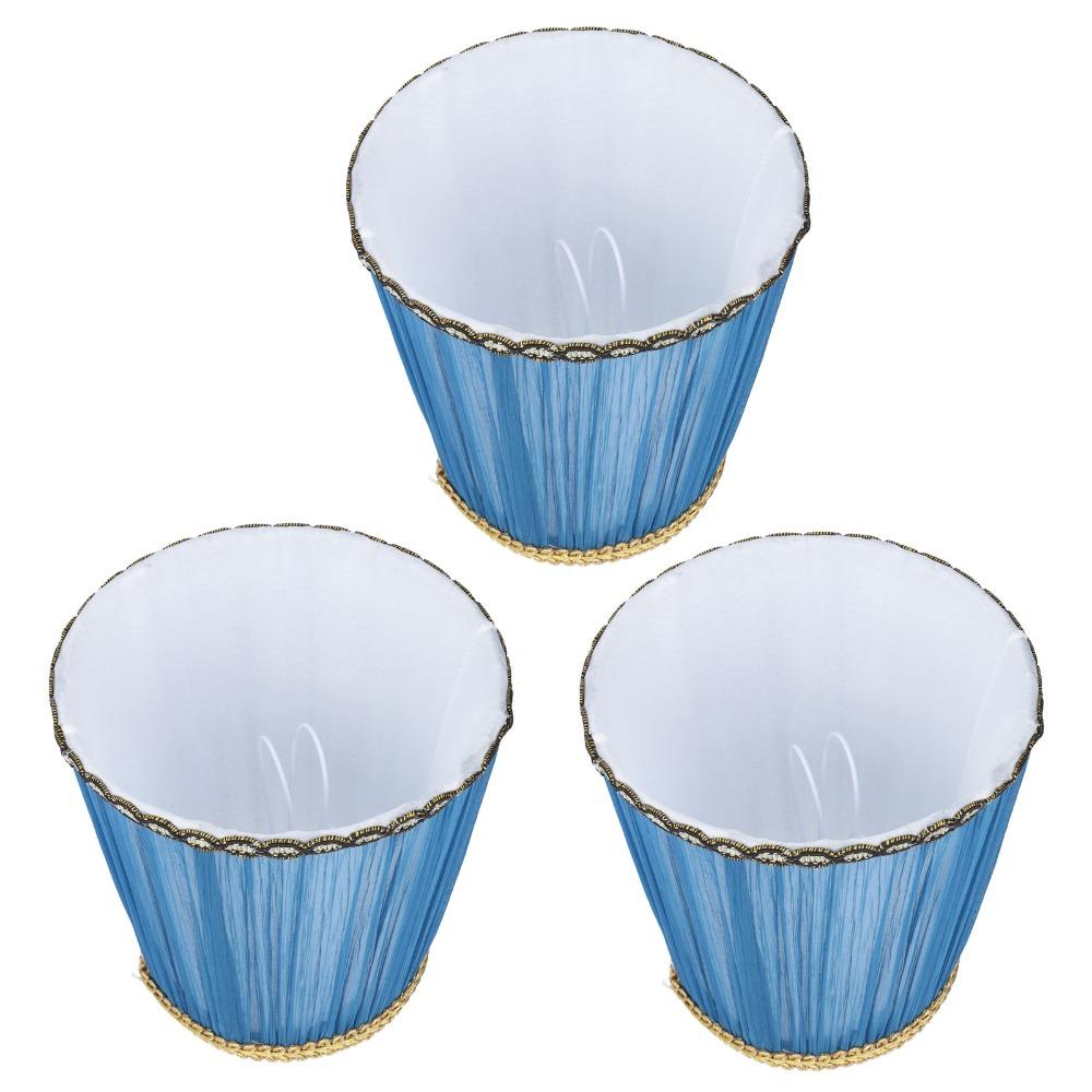 3PCS Clip On Design Lamp Cover Fabric Chandelier Lamp Shades Modern Small Lamp Shades Table Lamp
