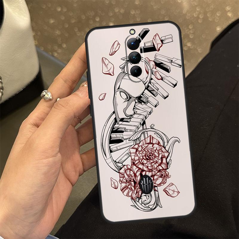 Musical Music Note Case For Nubia Red Magic 8S Pro Plus Red Magic 8 Pro 6 7 6S 7S Pro 5G 5S 6R Cover Coque