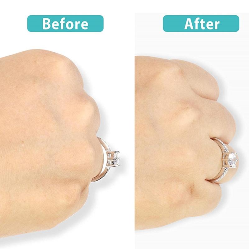 Набор прозрачных силиконовых вставок для уменьшения размера кольца, 8 размеров