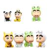 Adorable Crayon Shin-chan Pvc Figures For Desk, Car, Collection Set Of 6