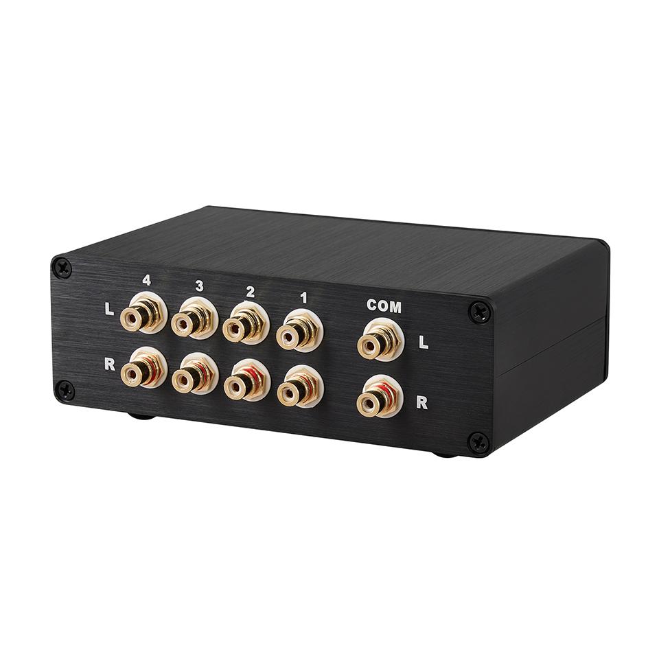 Двусторонний стерео RCA аудио коммутатор-селектор для усилителя Hi-Fi домашнего кинотеатра 4-в 1-выход 3-в 3-выхода Переключатель источников сигнала 5