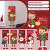 New Christmas Hanging Cloth, Hanging Flag, Party Decoration Supplies, Props, Creative Cartoon Printed